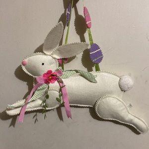 Easter door hanging rabbit